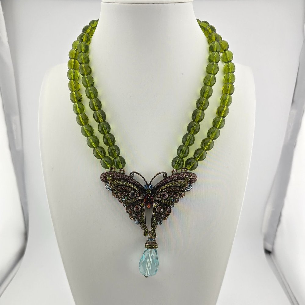 Heidi Daus - Madame Butterfly Necklace - Multi Tiered